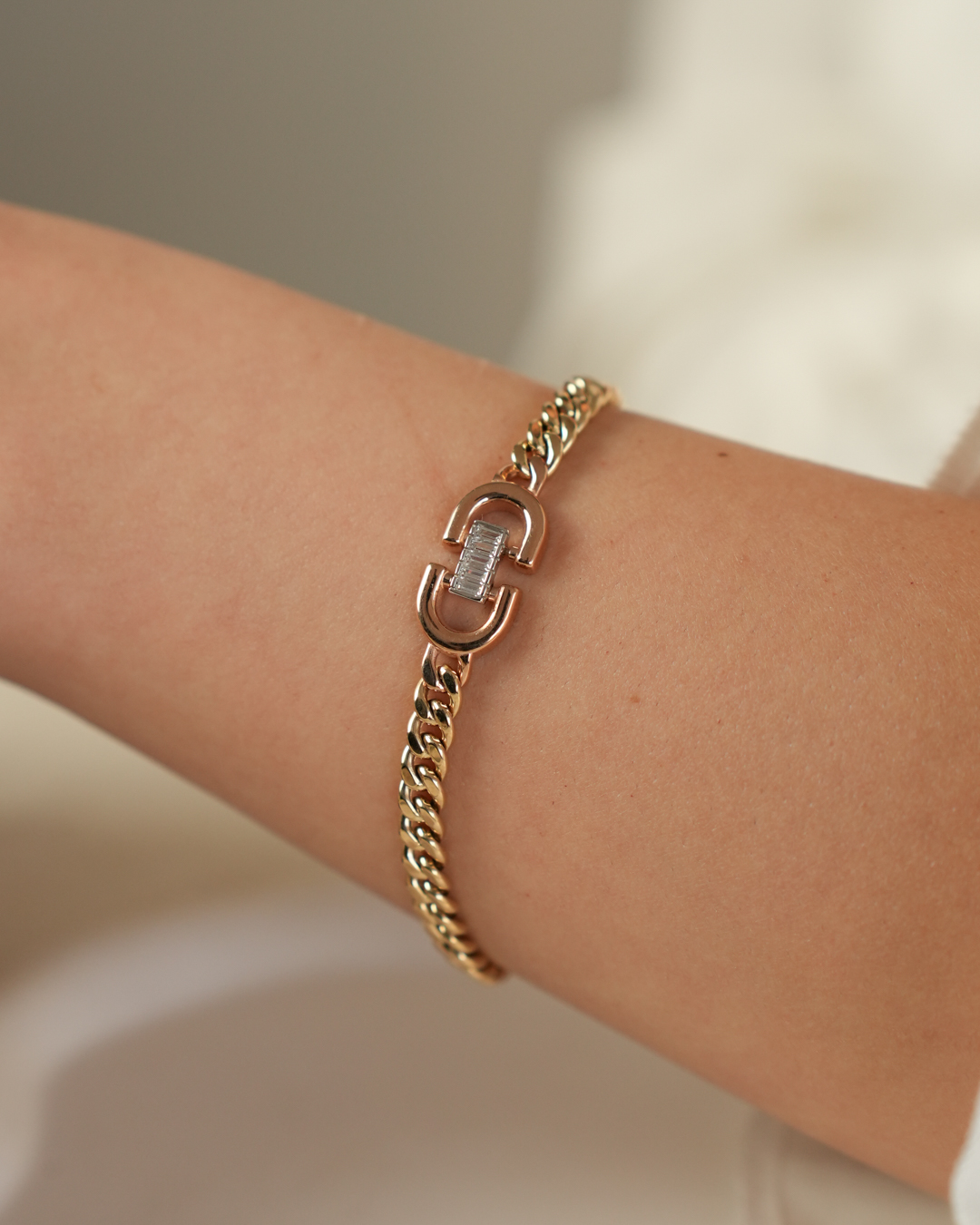 Rose-Gold Gurmet Bileklik
